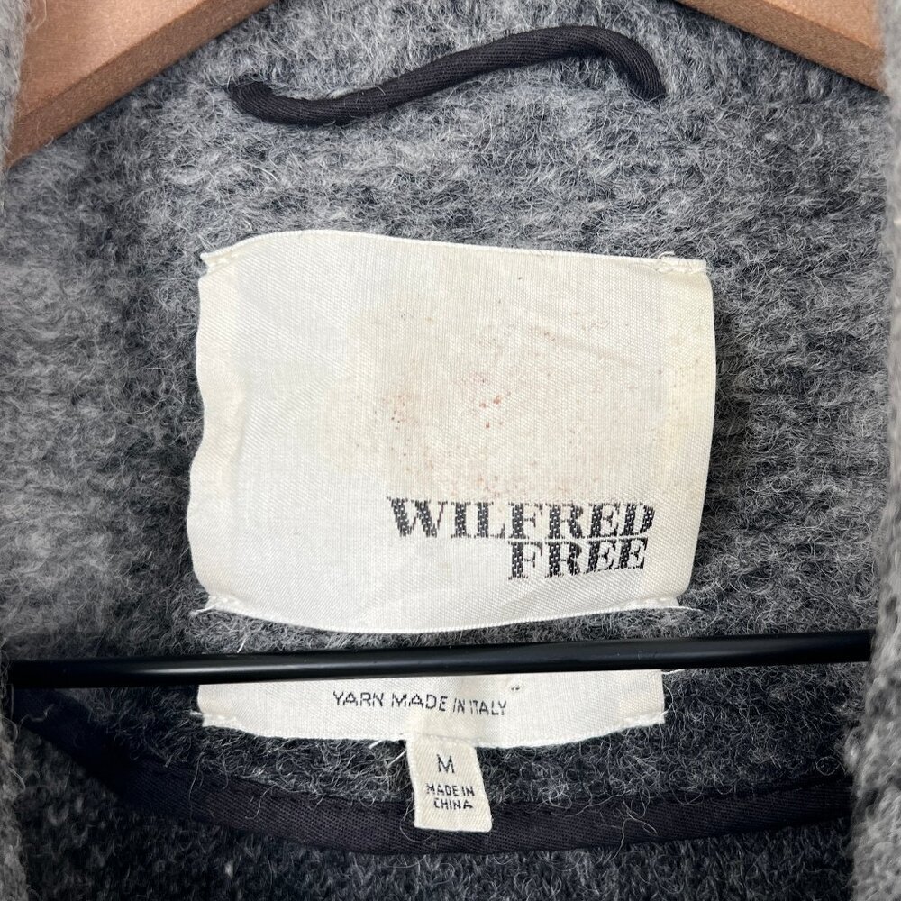 Aritzia Wilfred Free Wool Plaid Jacket Pea Coat Oversized Trench Shacket Classic - Picture 4 of 8